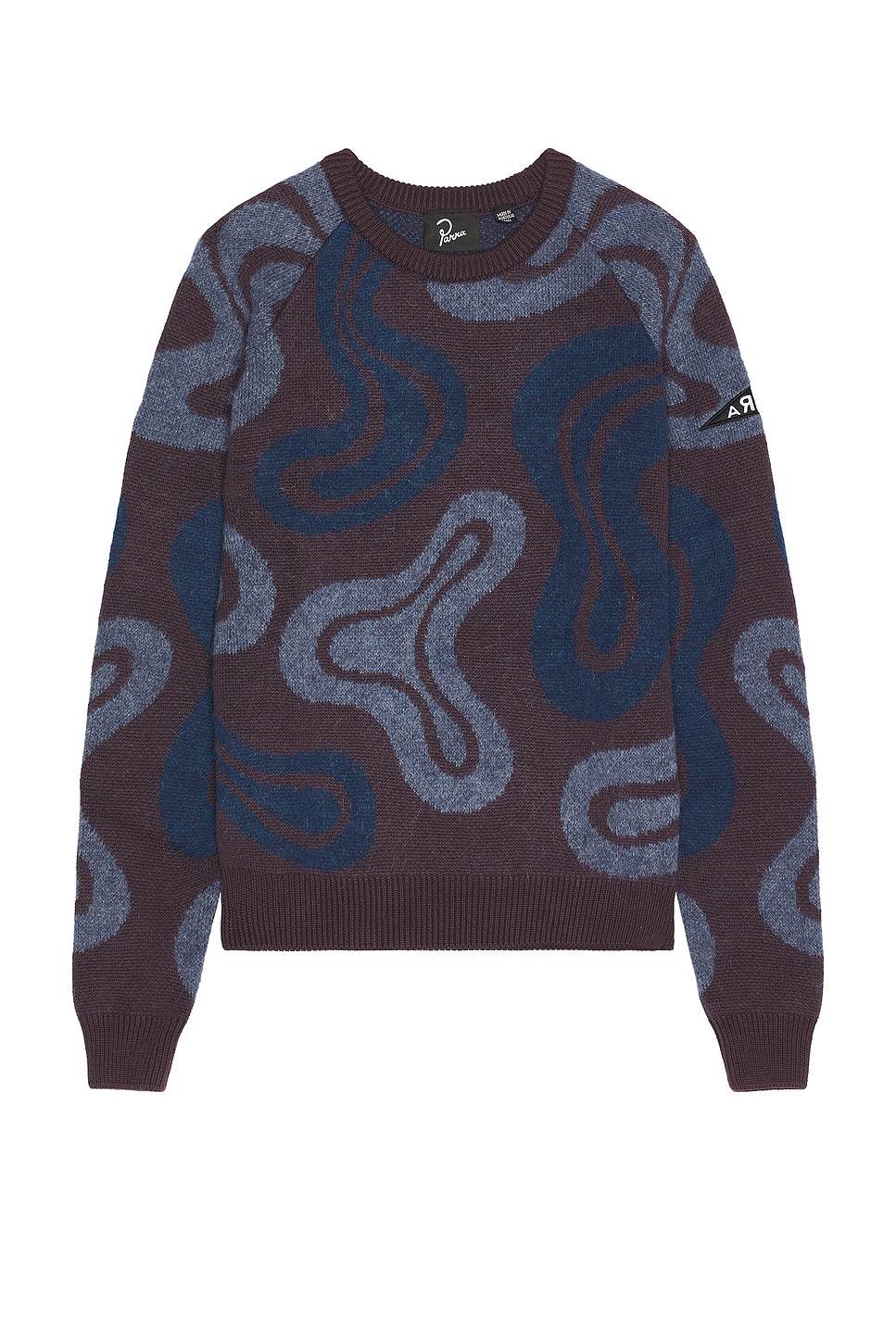 Stupid Lava Lamp Knitted Pullover in Blue