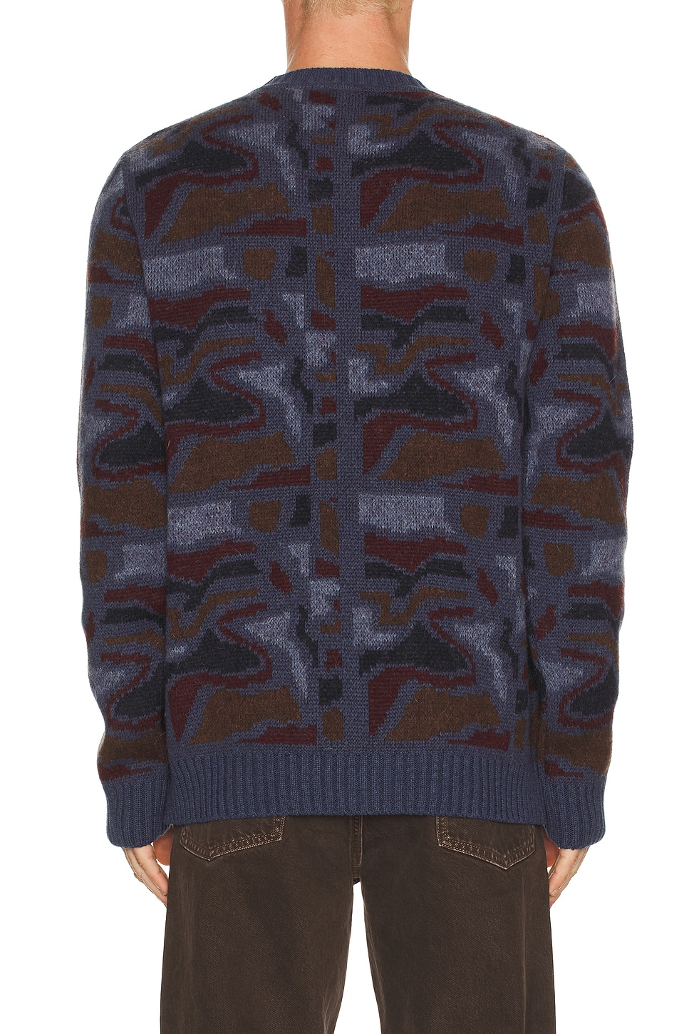By Parra Repeat Ftp Booster Knitted Pullover In Blue