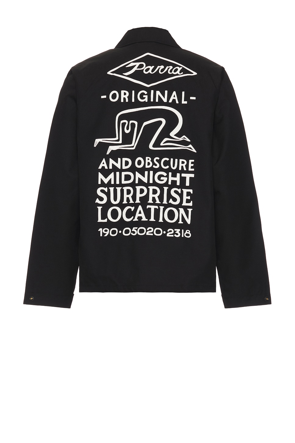 Image 1 of By Parra Midnight Surprise Coach Jacket in Black