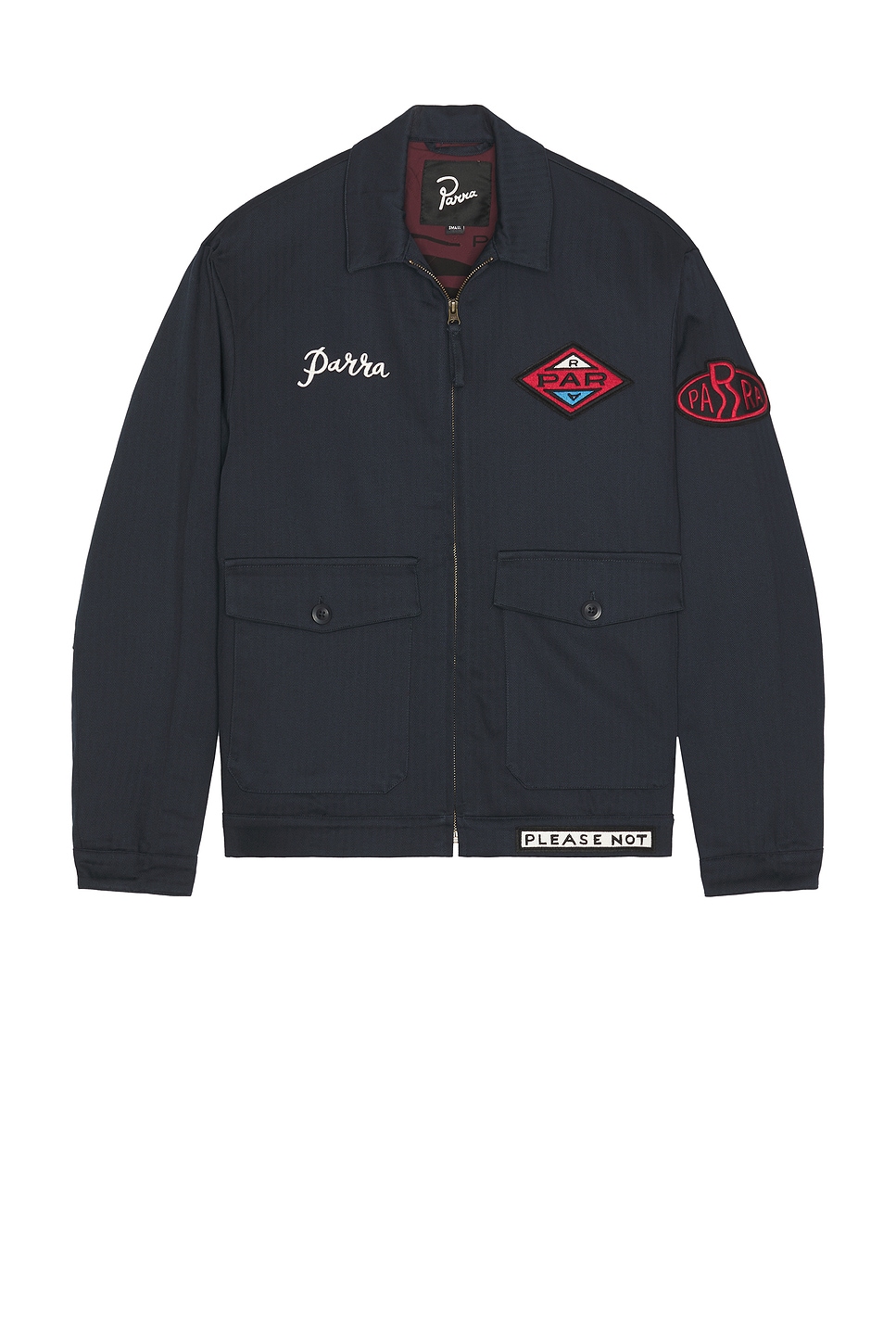 Image 1 of By Parra Pumping Gas Jacket in Navy Blue