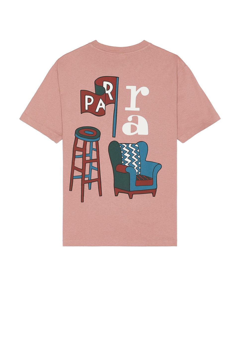 Shop By Parra Furniture Sale T-shirt In Dusty Rose