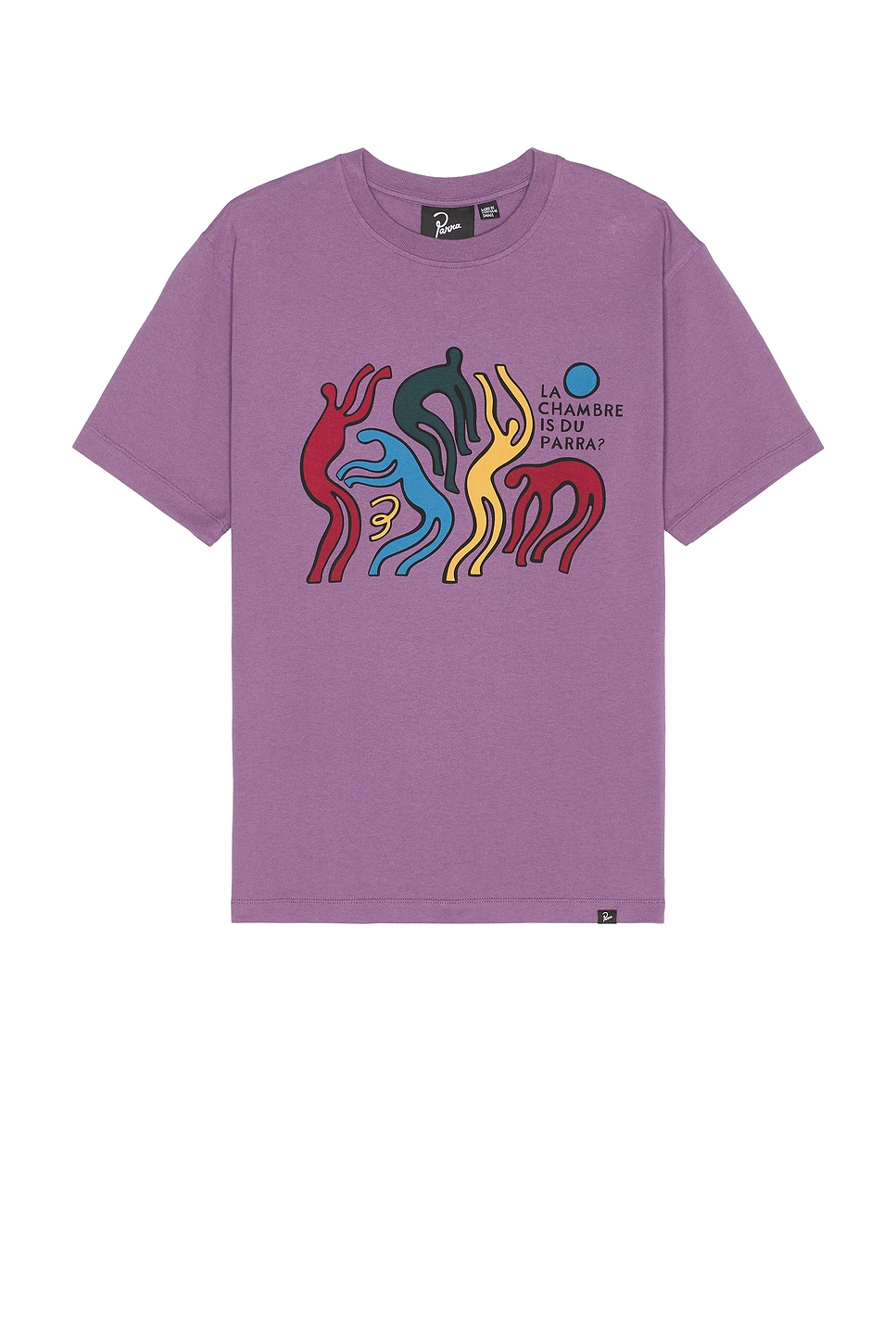 Image 1 of By Parra La Chambre Nuit T-Shirt in Purple