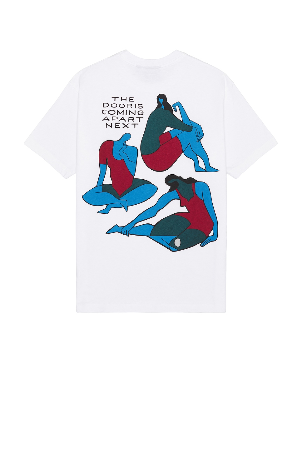 Image 1 of By Parra The Broken Door T-Shirt in White