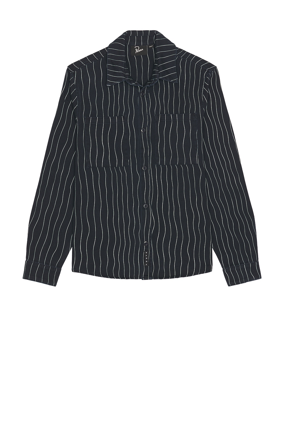 Image 1 of By Parra Meandering Lines Shirt in Navy Blue