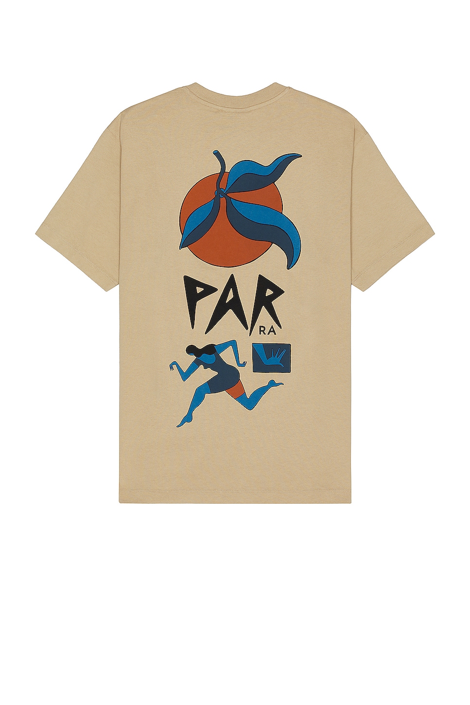 Image 1 of By Parra Evil Orange T-shirt in beige