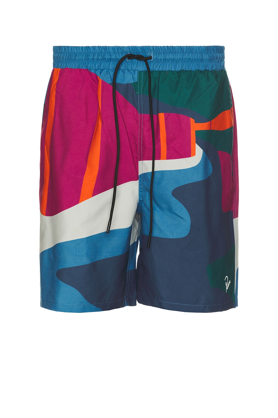 The Festival Fence Swim Shorts in Blue