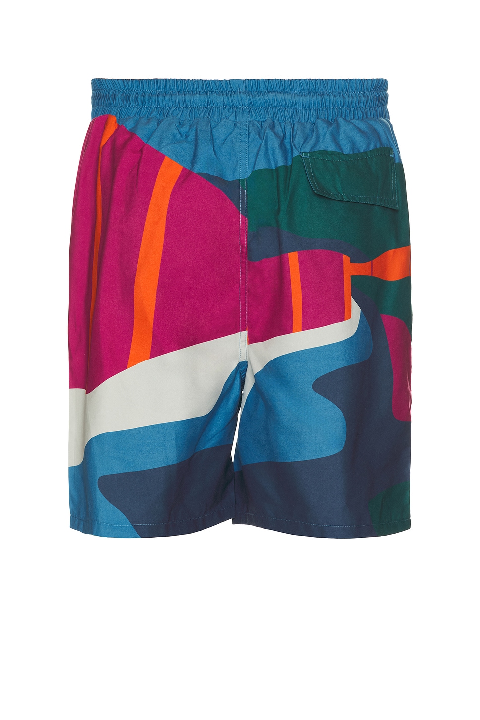 The Festival Fence Swim Shorts in Blue