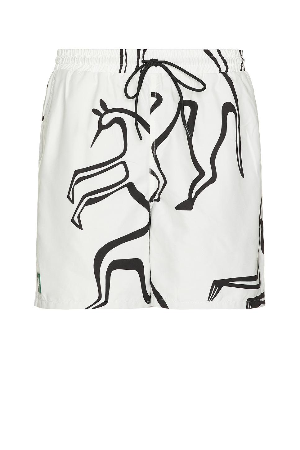 Yoga Walks Swim Shorts in White