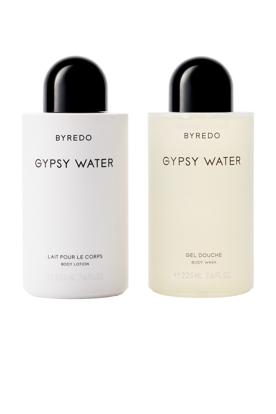 Byredo Gypsy Water Body Wash & Lotion Set In Transparent