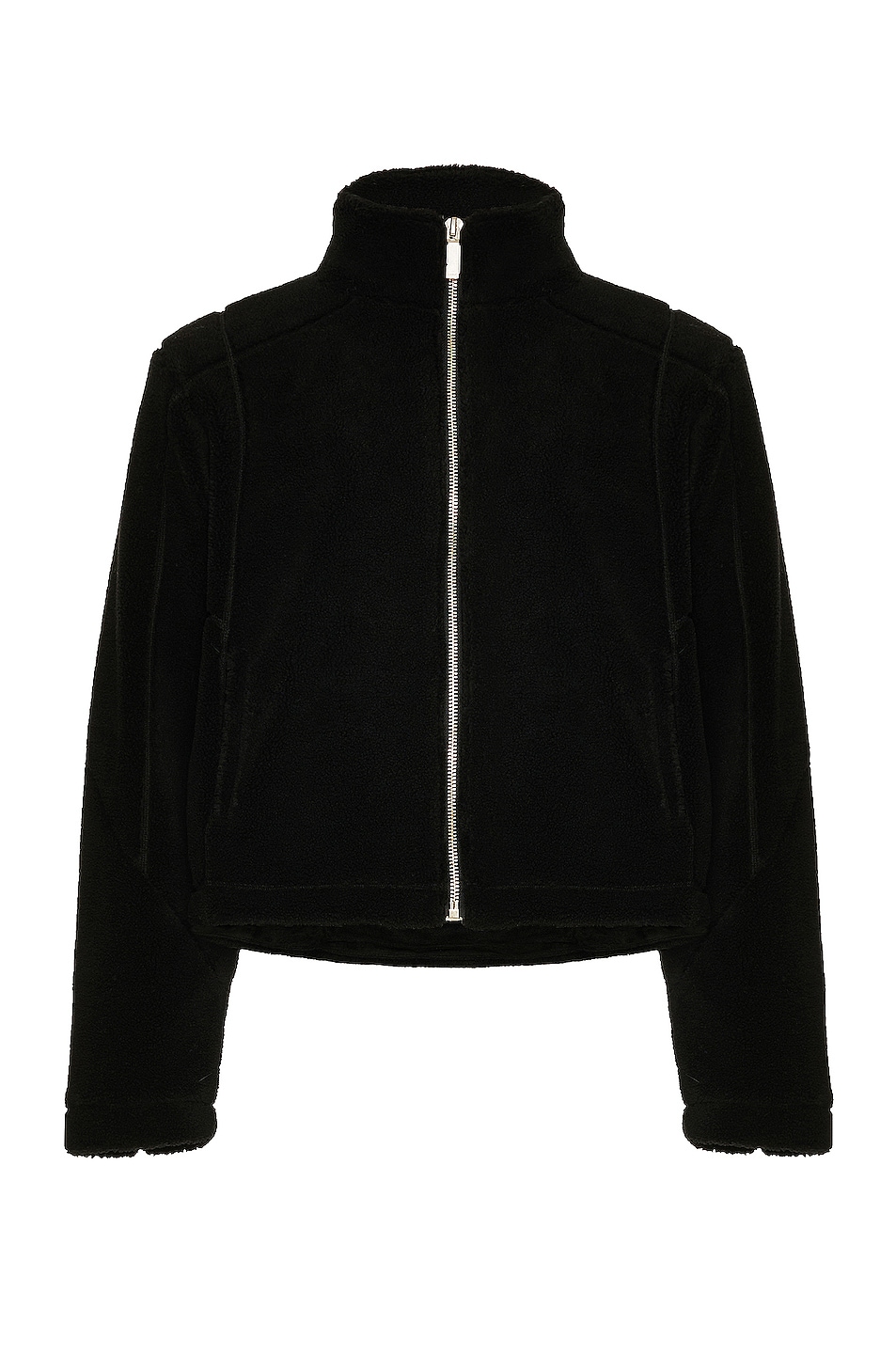 C2H4 Intervein Stitch Fleece Jacket in Black | FWRD
