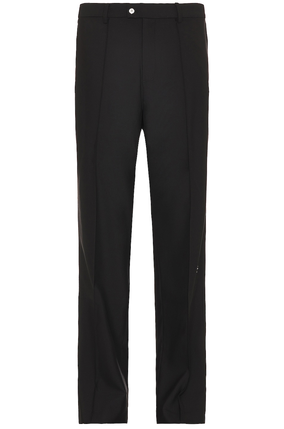 Image 1 of C2H4 Edge Tailored Straight Trousers in Solemn Black