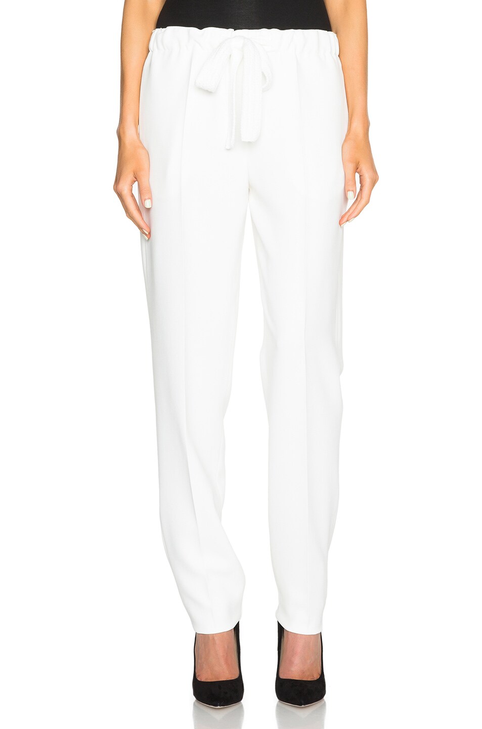 Image 1 of Calvin Klein Collection Dafne Cady Pants in White