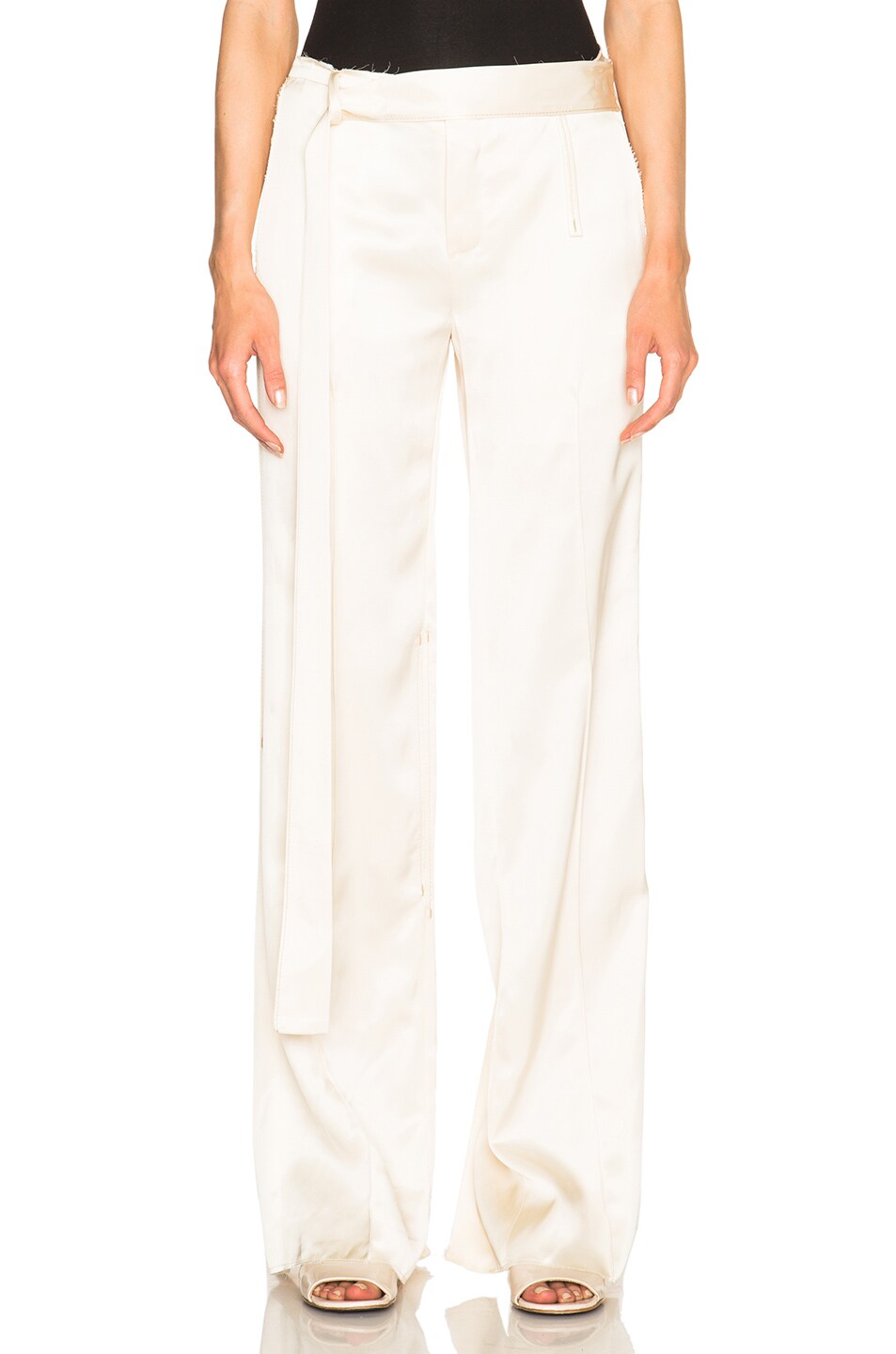 Image 1 of Calvin Klein Collection Gallart Trousers in Eggshell