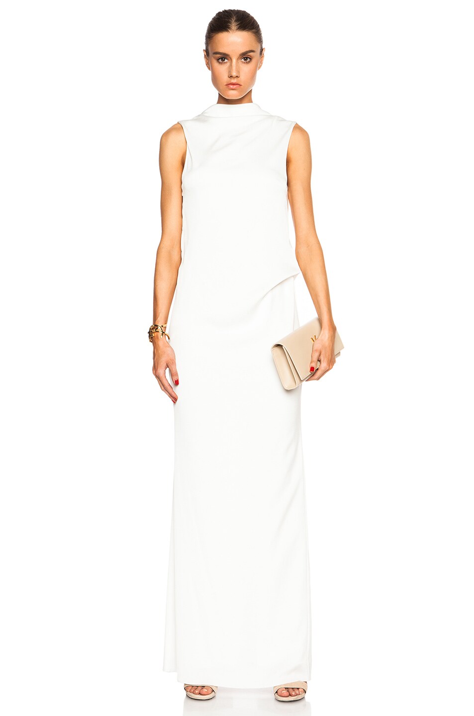 Image 1 of camilla and marc Silver Lining Dress in Winter White