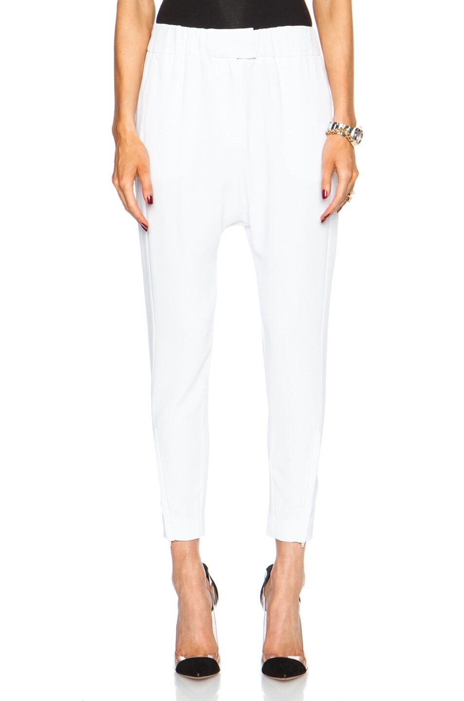 Image 1 of camilla and marc Mourning Dove Poly Pant in White