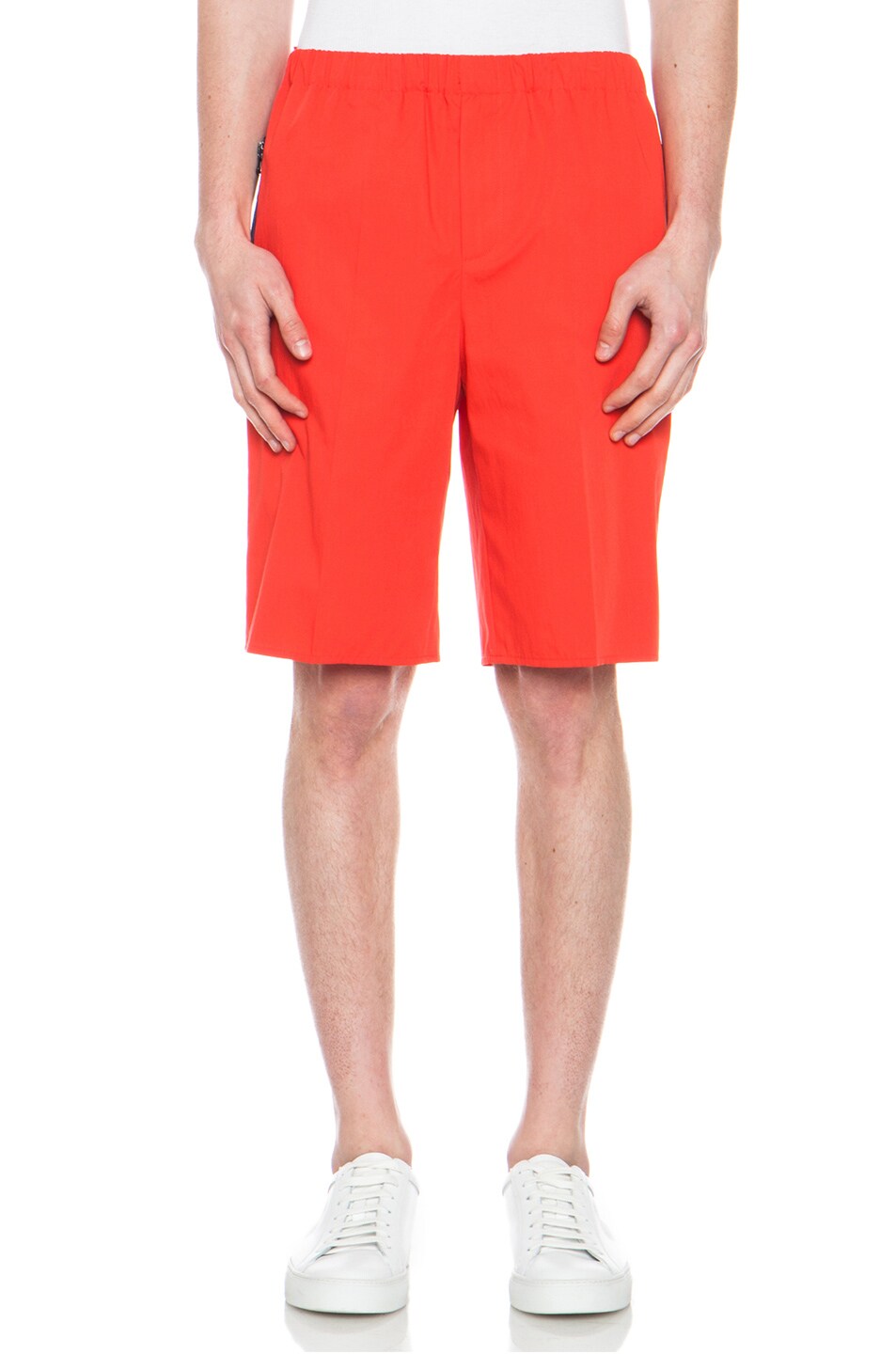 Carven Cotton-Blend Shorts in Red | FWRD
