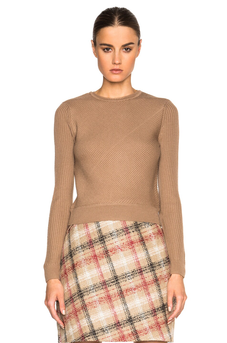 Image 1 of Carven Pullover Sweater in Camel