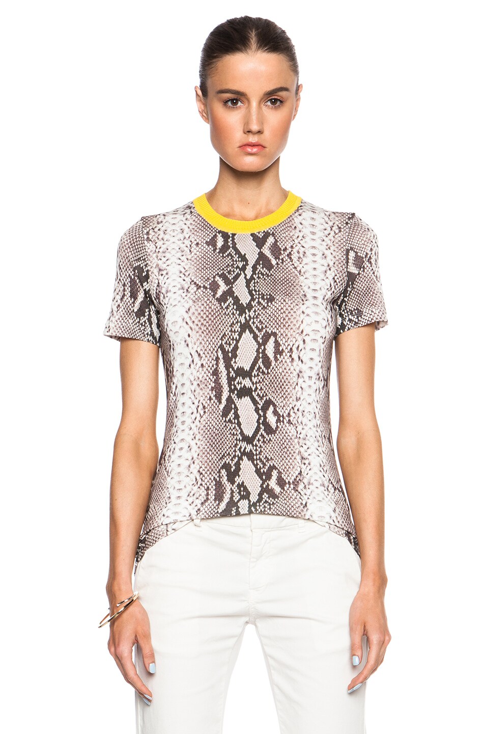 Image 1 of Carven Python Printed Tee in Multi