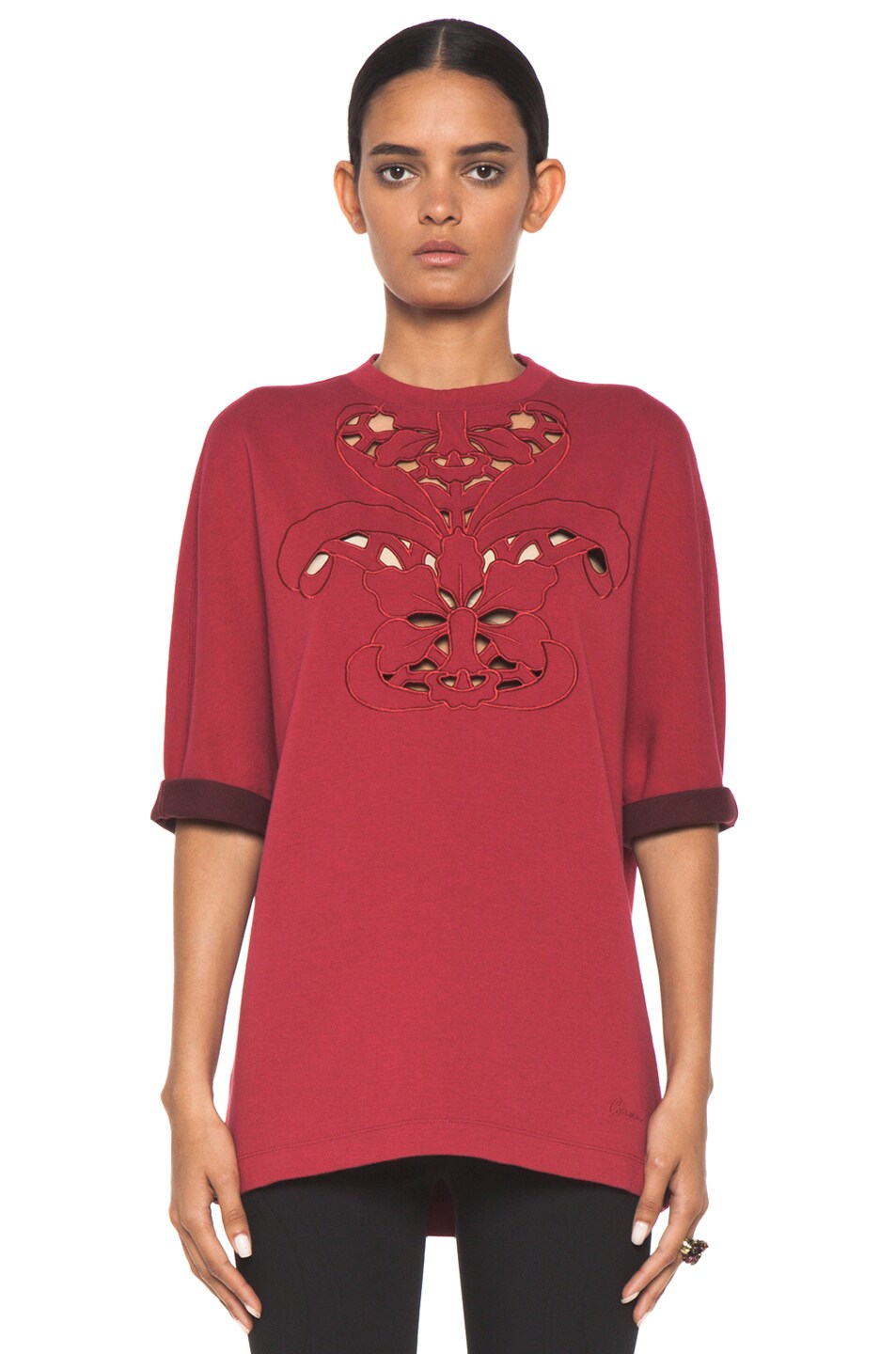Image 1 of Carven Embroidered Top in Relby