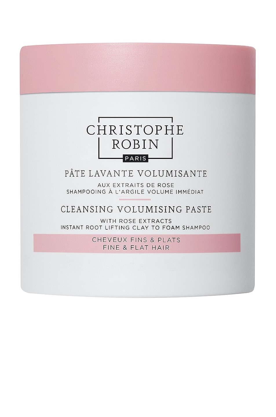 Cleansing Volumizing Paste with Pure Rassoul Clay and Rose Extracts