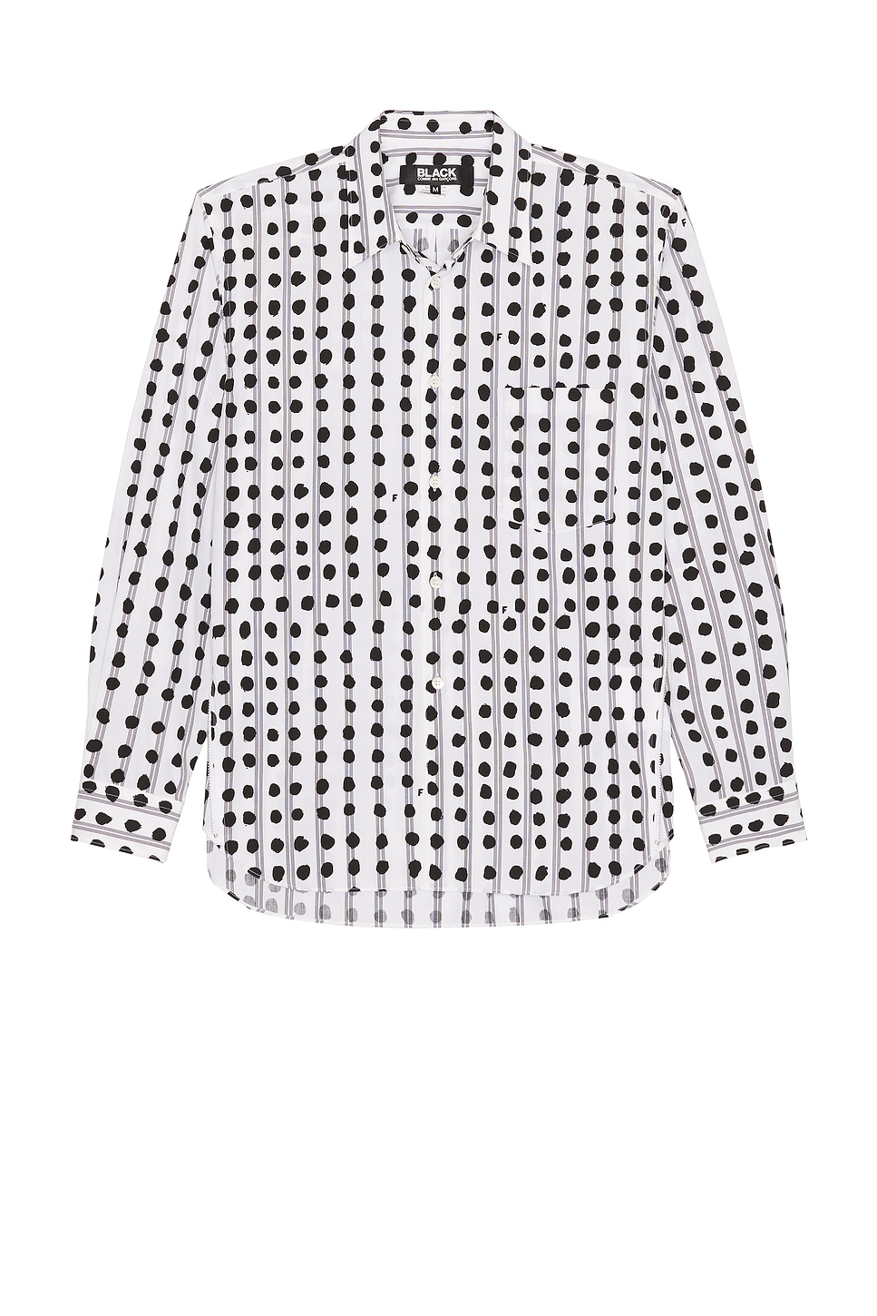Stripe Filip Pagowaski Print Shirt in White