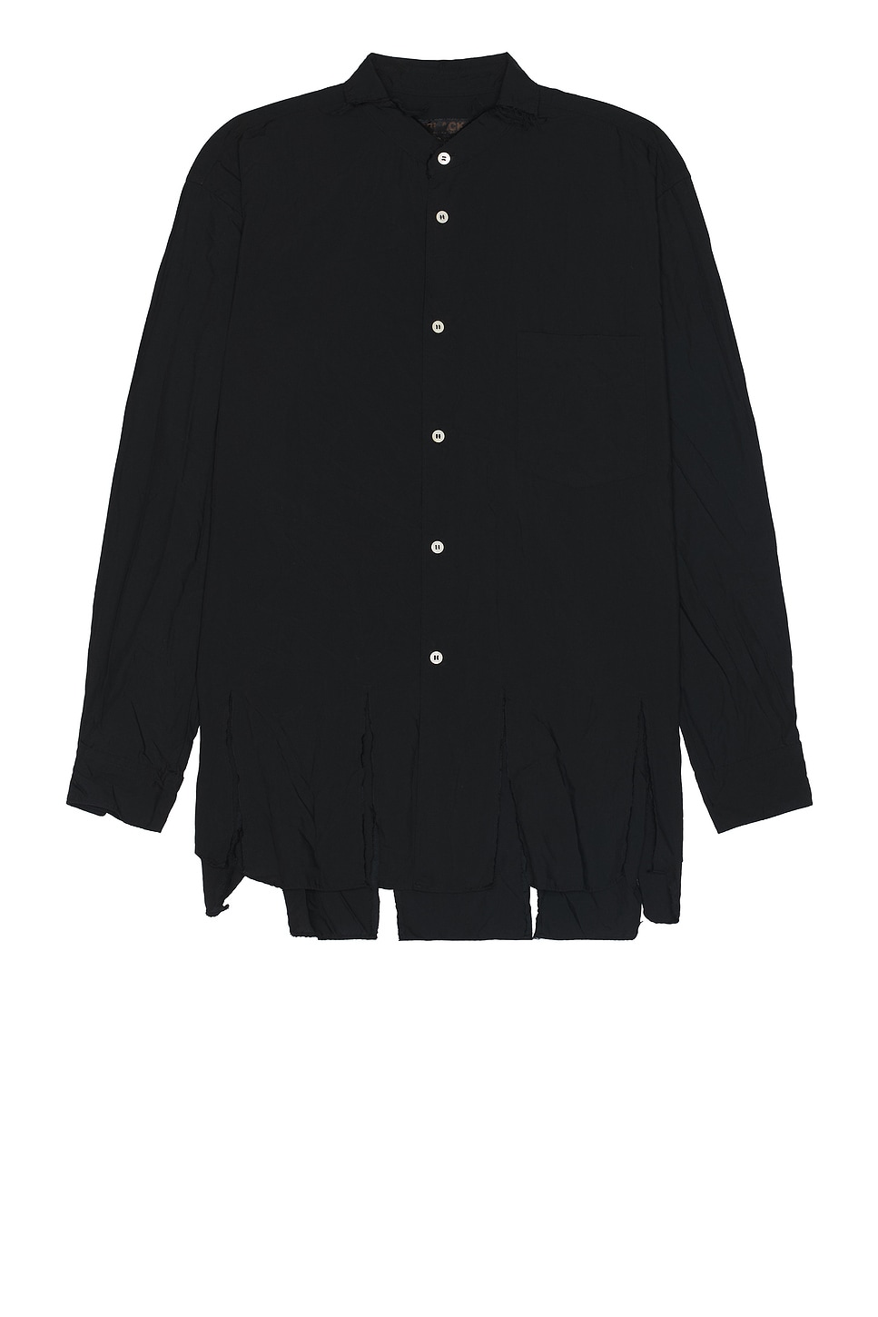 Image 1 of COMME des GARCONS BLACK Broad Garment Shirt in Black