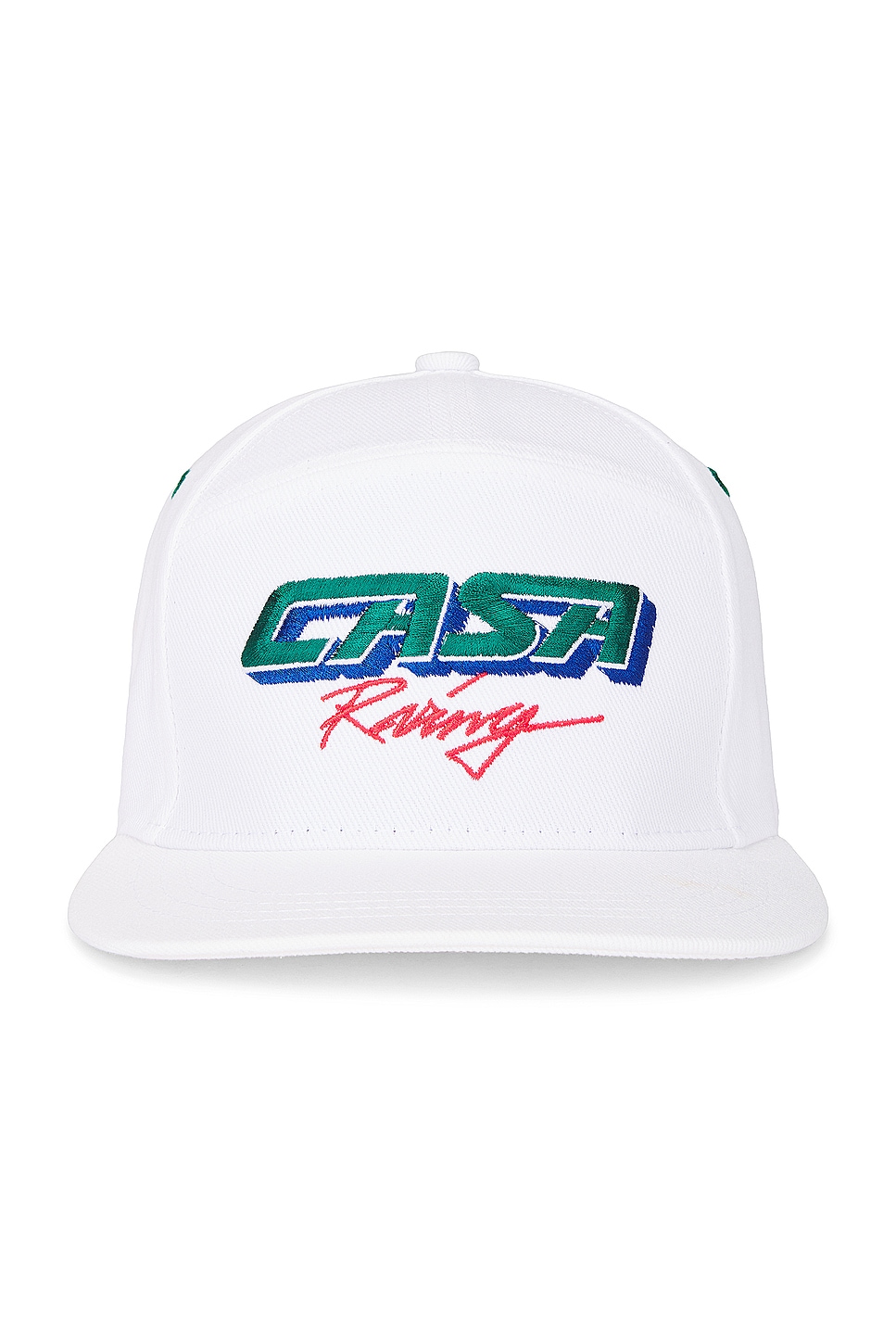 Embroidered Cap in White