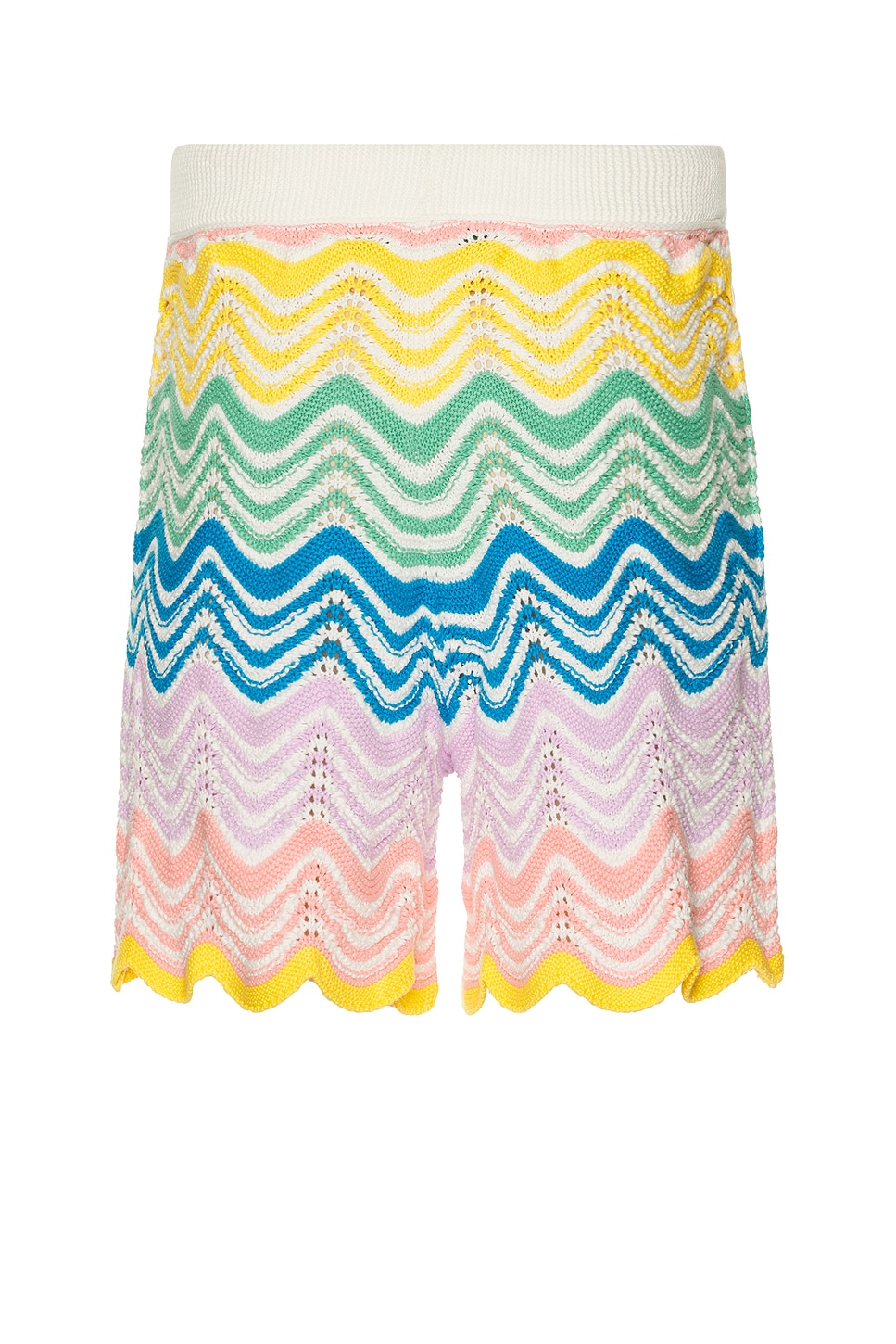 Shop Casablanca Gradient Wave Knit Short