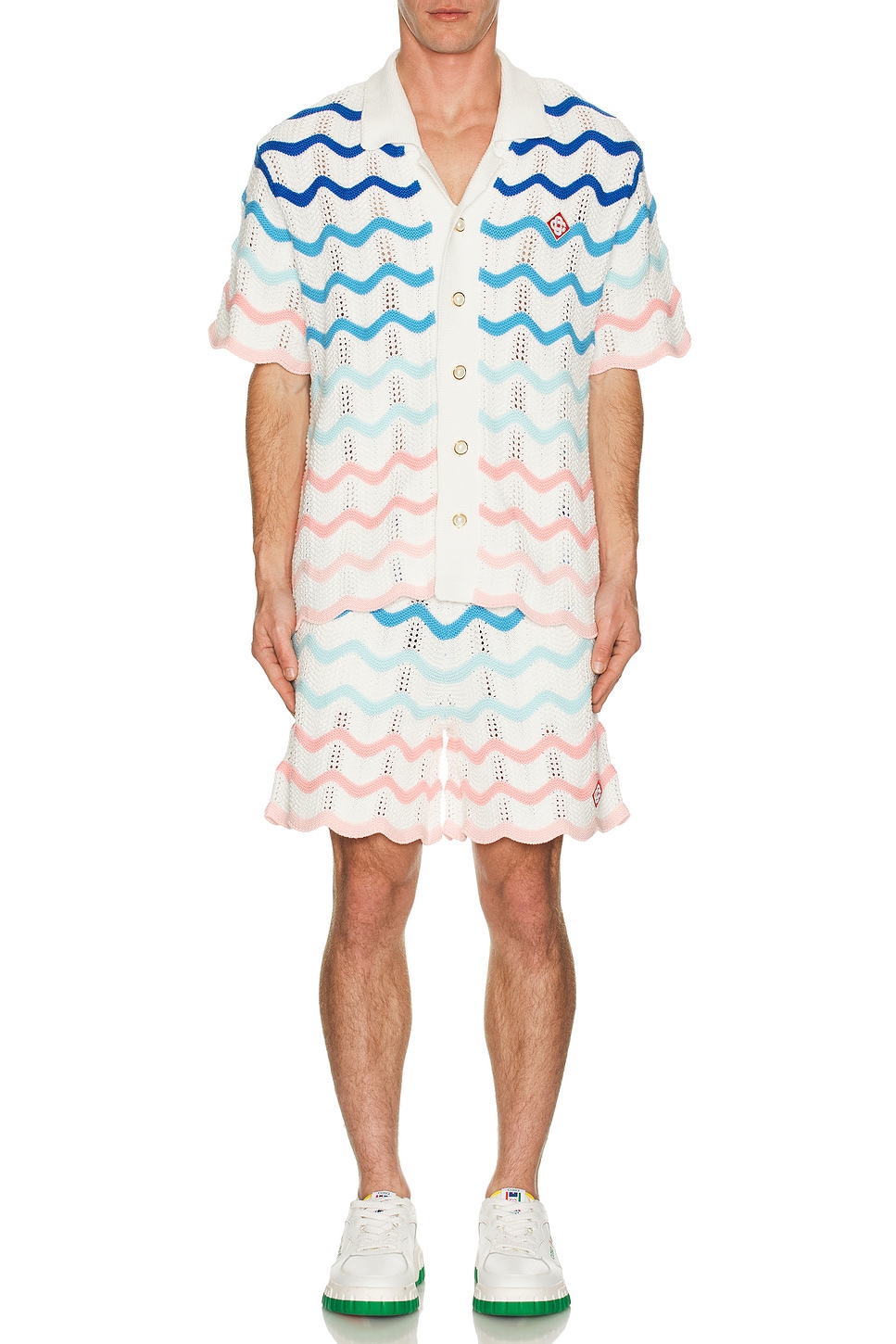 Image 1 of Casablanca Wave Shorts in Multi
