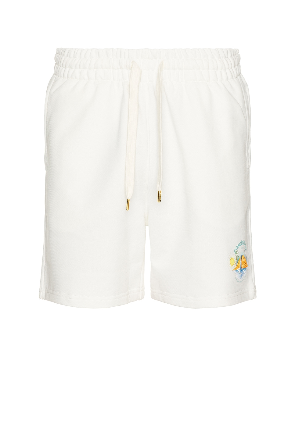 Oasis Printed Sweatshorts in White