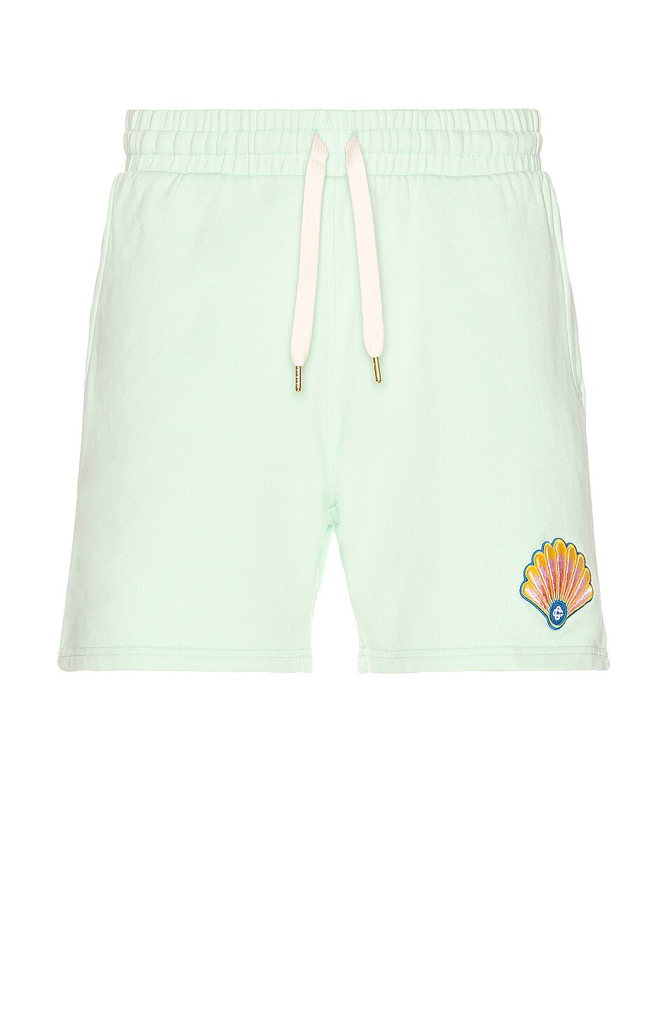 Image 1 of Casablanca Shell Patch Sweatshorts in Shell