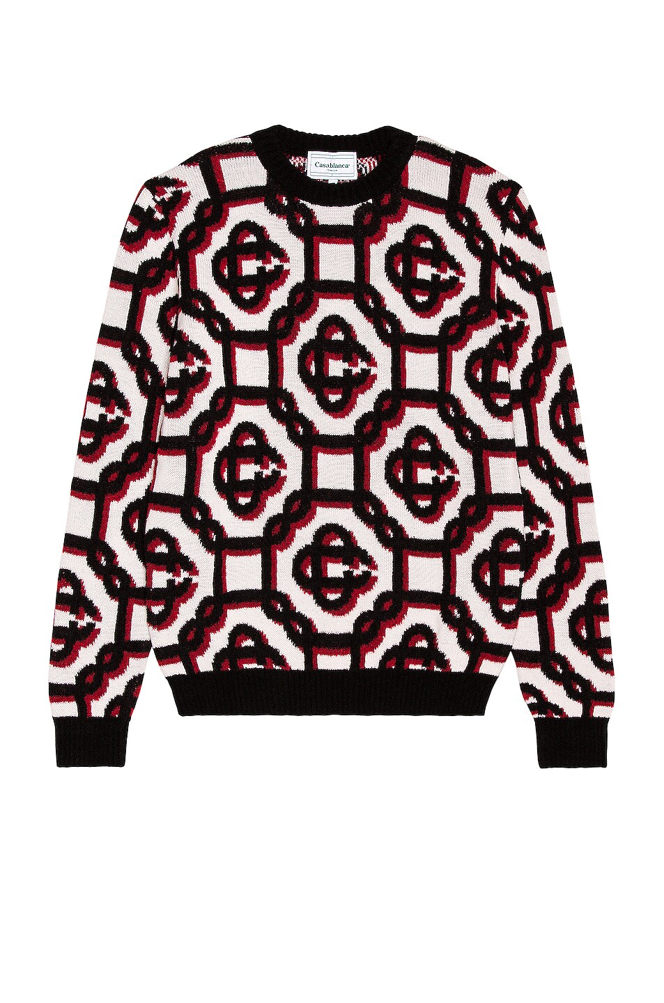 Image 1 of Casablanca 3D Monogram Sweater in Off White