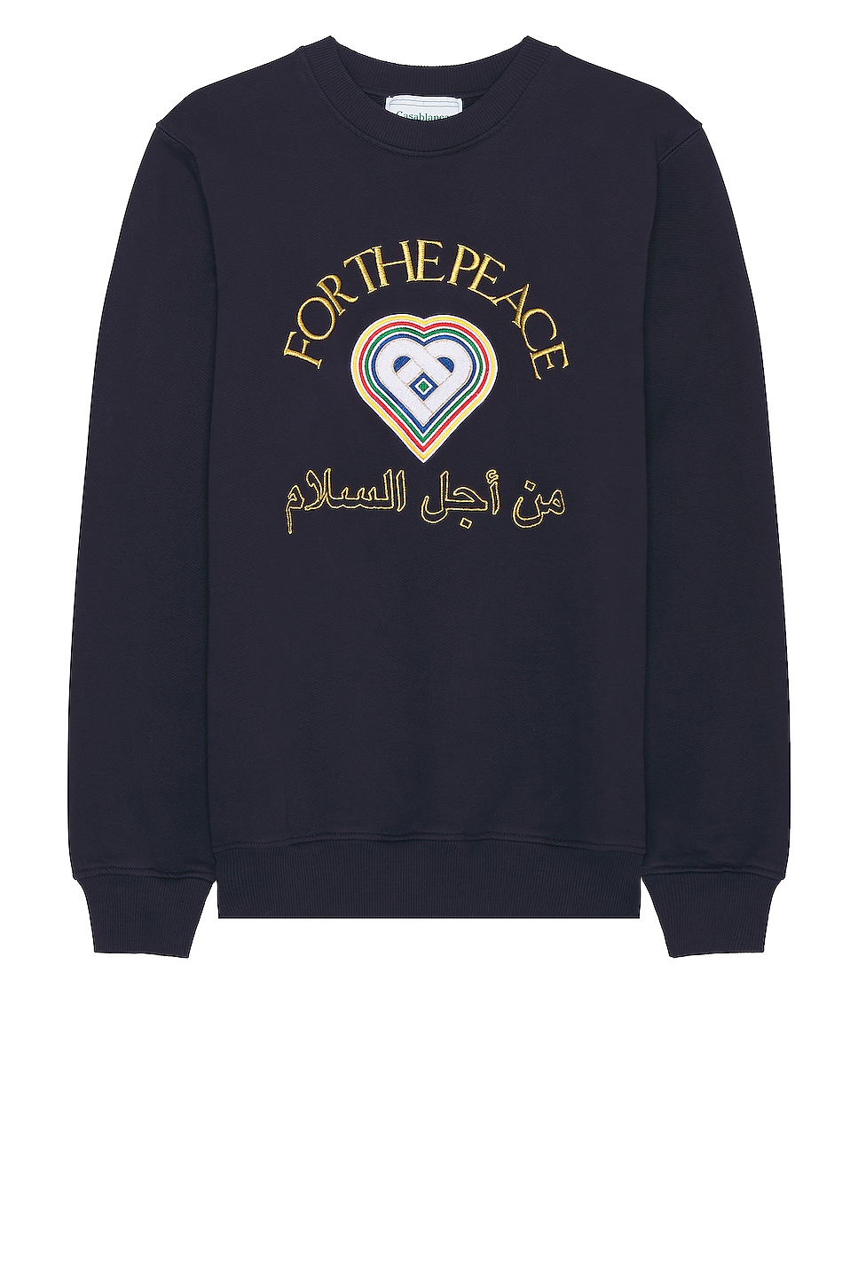Image 1 of Casablanca For The Peace Gold Sweater in For The Peace Gold