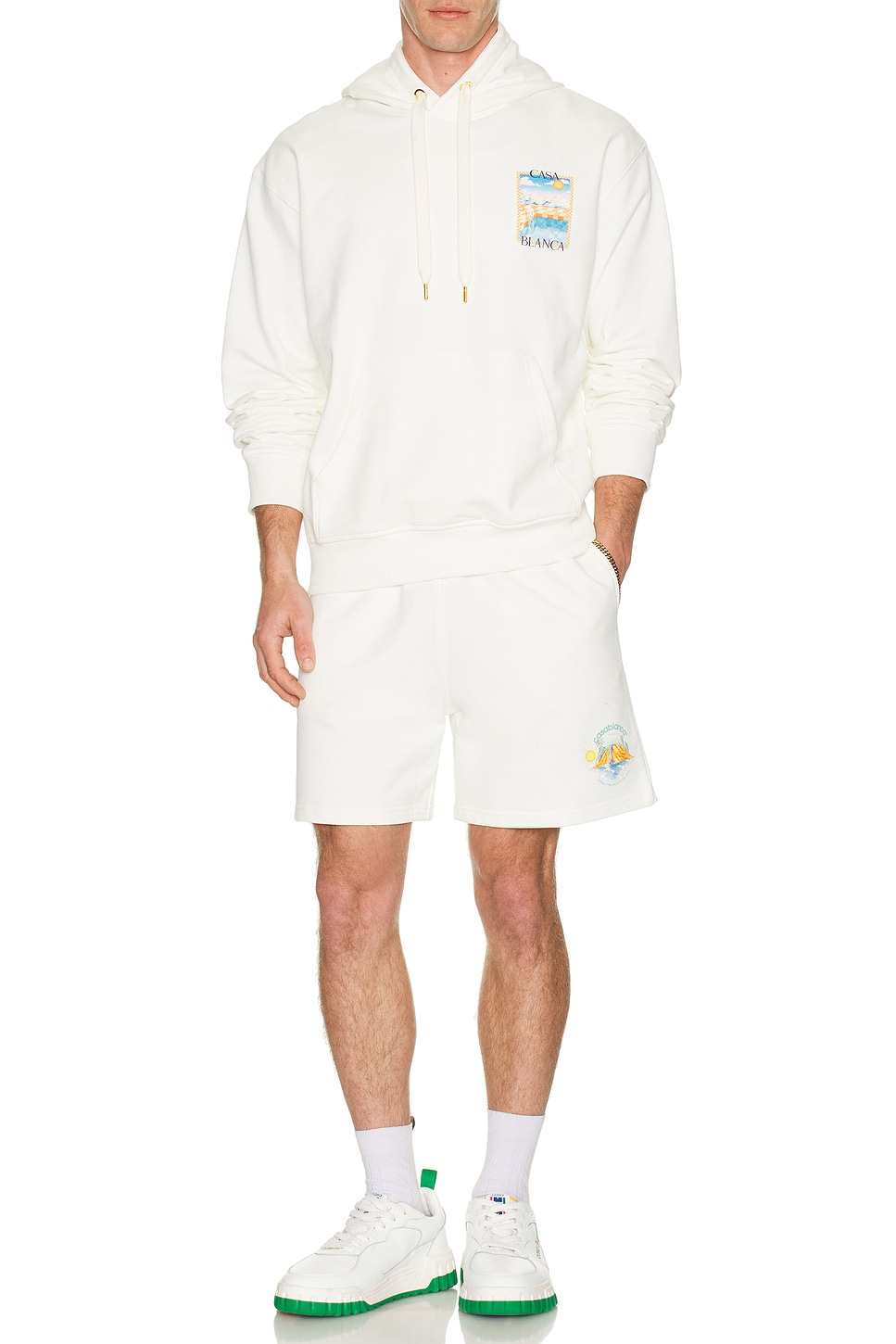 Image 1 of Casablanca Surreal Pool Printed Hoodie in Surreal Pool