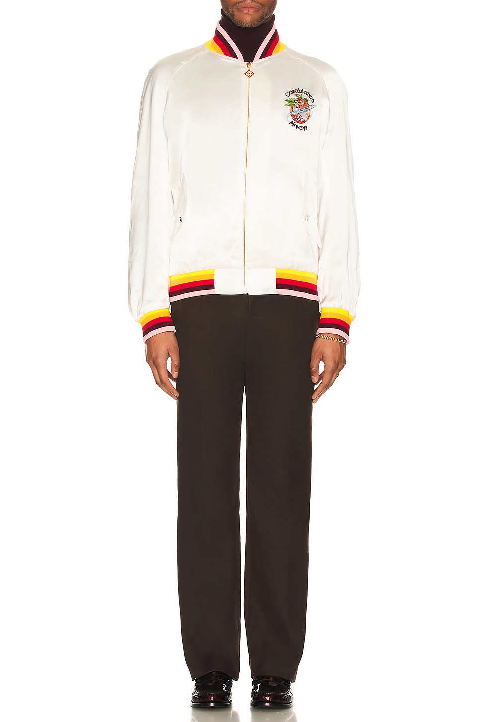Image 1 of Casablanca Souvenir Jacket in Orbite Au Tour De L'Orange