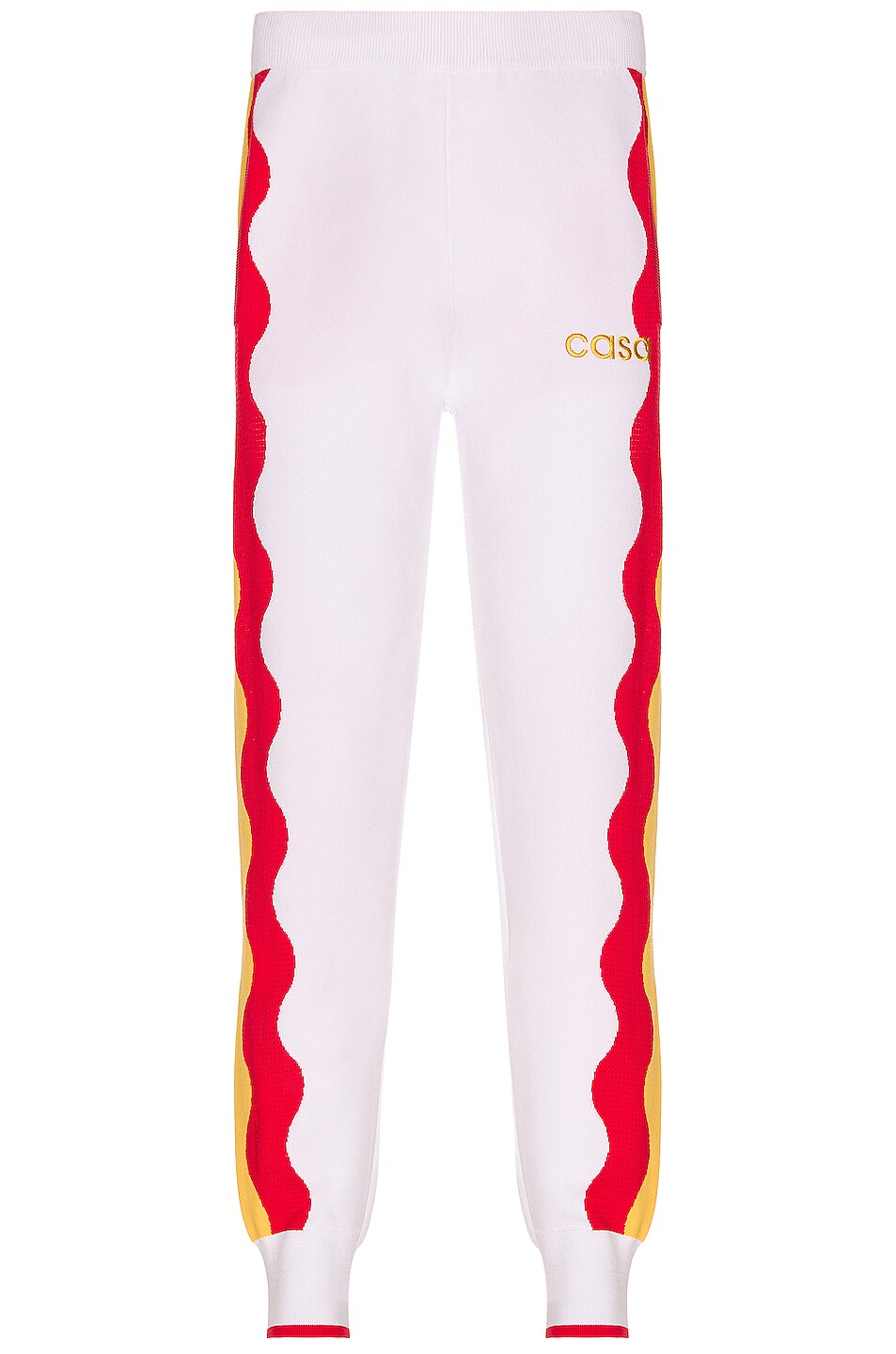 Image 1 of Casablanca Track Pants in White & Red