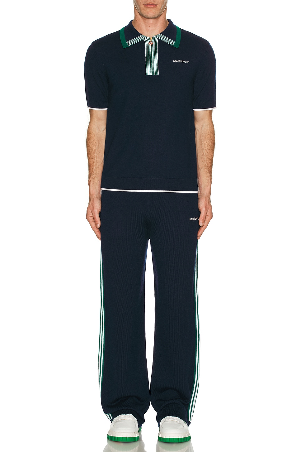 Image 1 of Casablanca Tennis Trousers in Navy