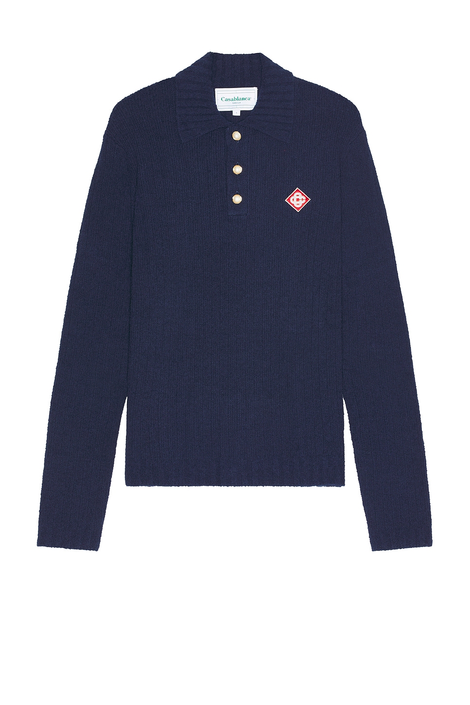 Image 1 of Casablanca Boucle Polo in Navy