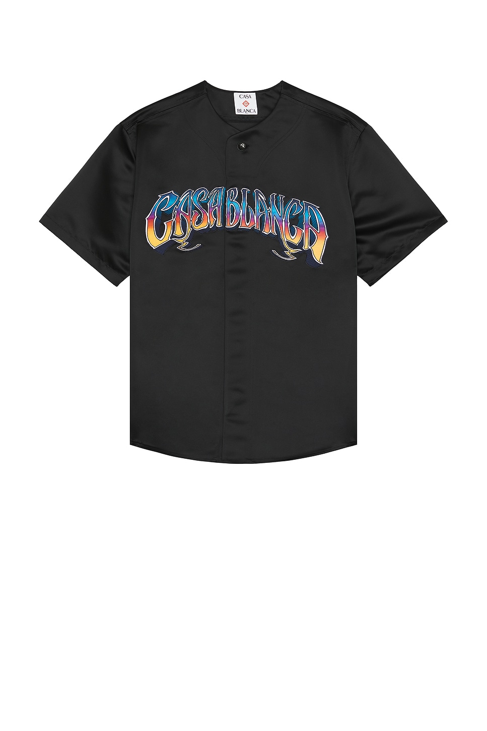 Image 1 of Casablanca Evening Baseball Shirt in Black