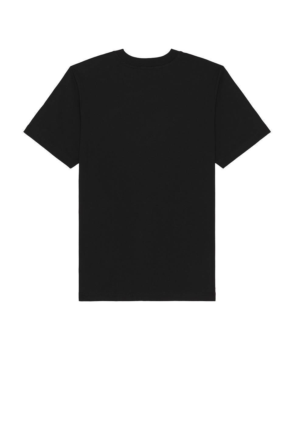 Casablanca Black Crewneck T-shirt With Logo On The Front In Cotton Man In Black