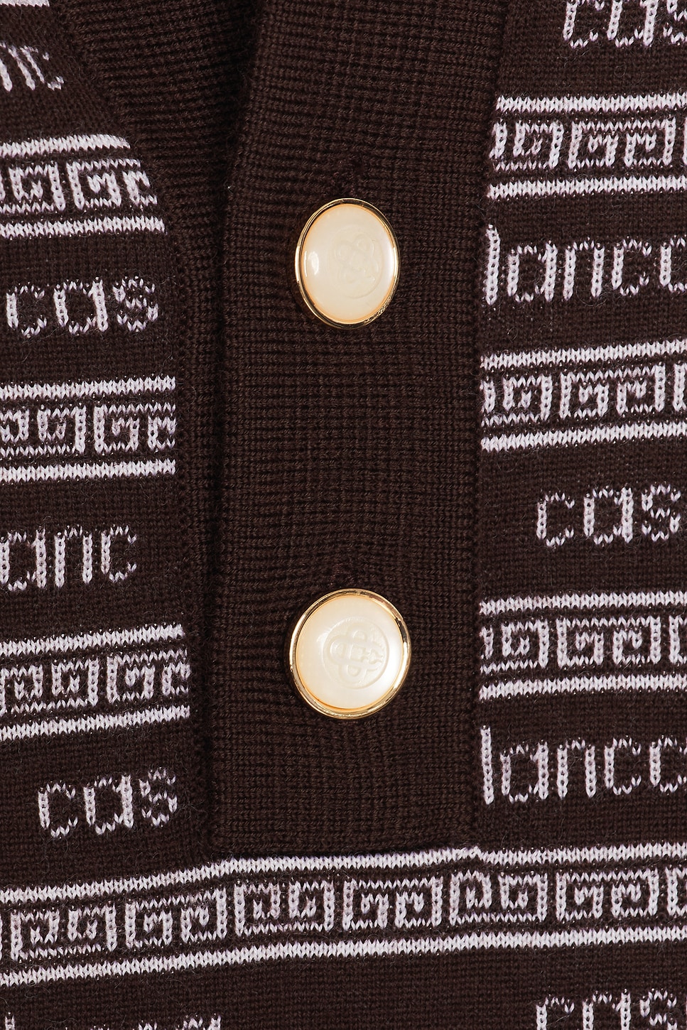 Casablanca Wordmark Long Sleeve Polo | Thumbnail 5