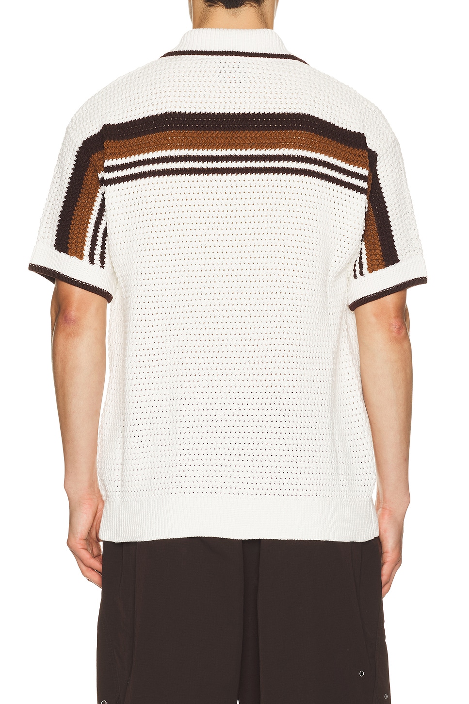 Casablanca Crochet Short Sleeve Shirt | Thumbnail 2