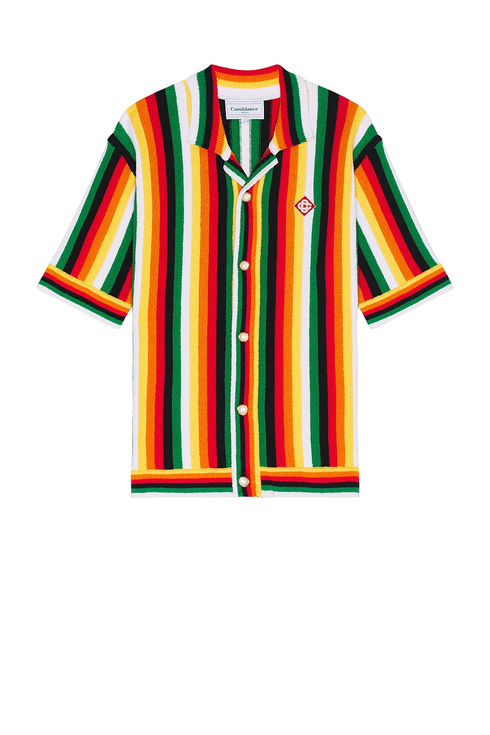 Image 1 of Casablanca Striped Towelling Shirt in Multi