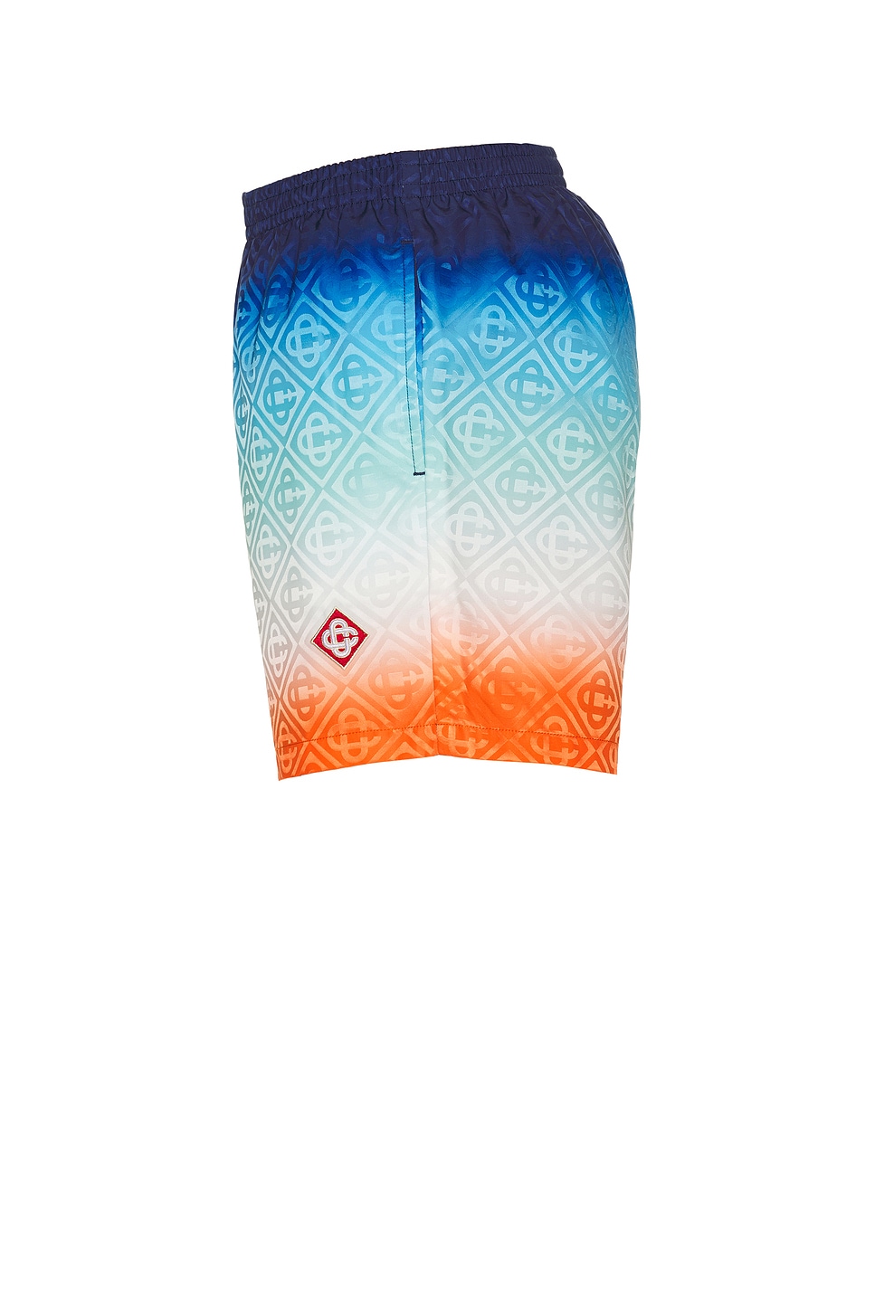 Printed Jacquard Swim Shorts - Thumbnail 4