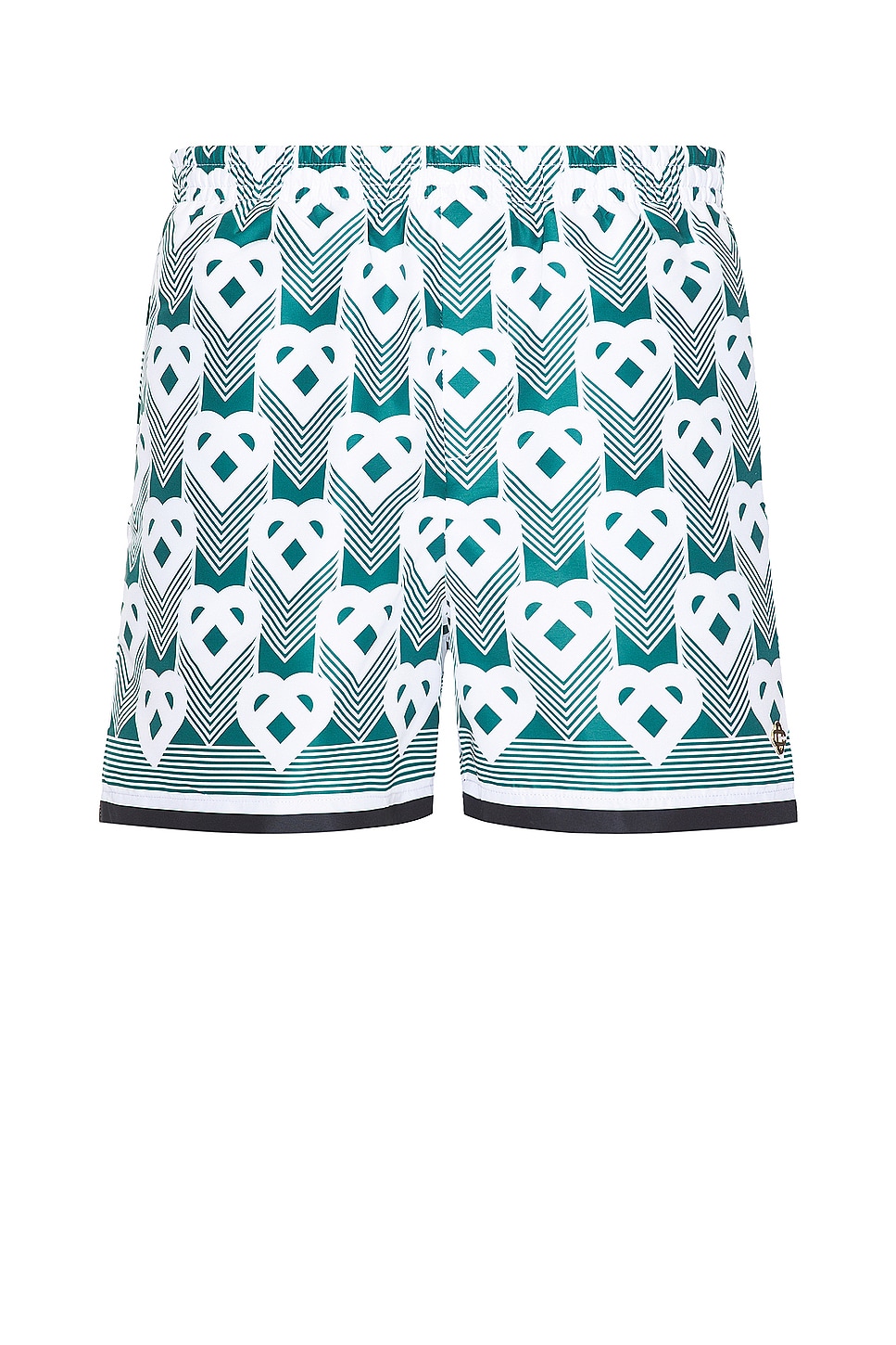 Image 1 of Casablanca Printed Swim Shorts in Heart Monogram-sport
