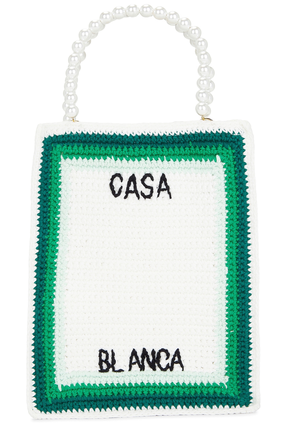Casablanca Cotton Mini Crochet Bag in Multi