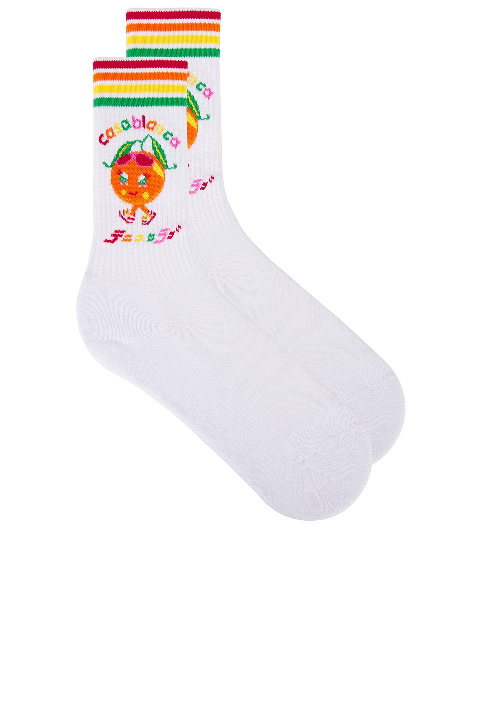 Casablanca Sports Socks In White