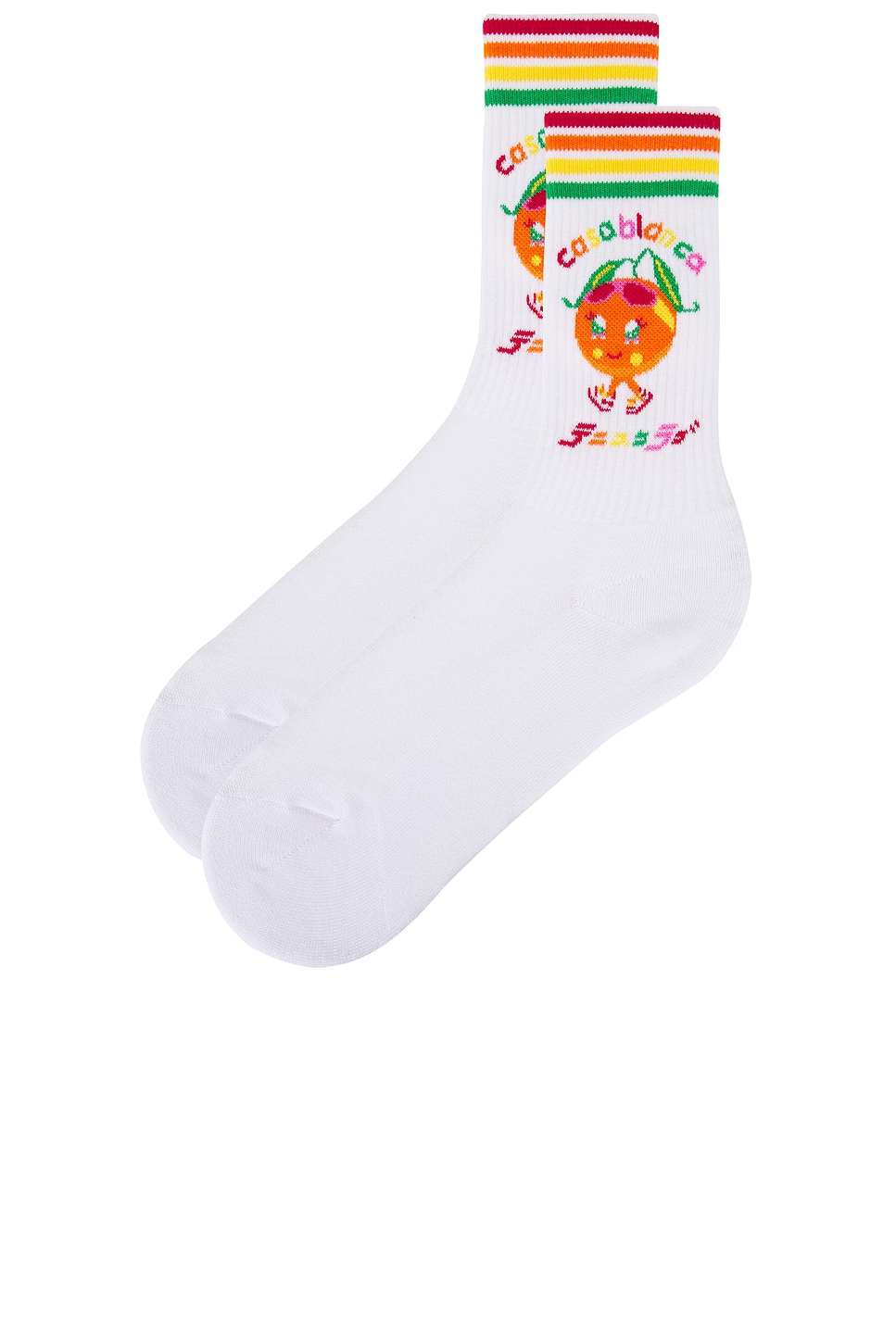 Casablanca Sports Socks In White