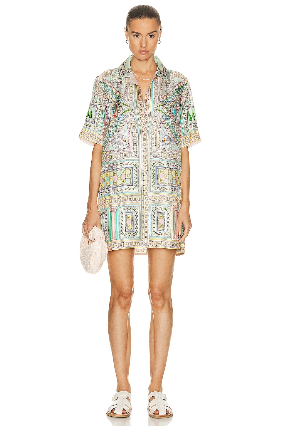 Image 1 of Casablanca Printed Shift Dress in Le Labyrinthe