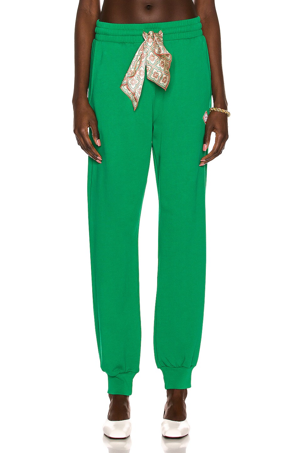Image 1 of Casablanca Scarf Sweatpant in Green
